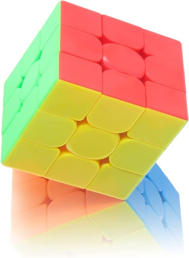 PULSBERY لعبة أحجية المكعب السحري من بولسبري - لعبة أحجية المكعب السحري 3x3 عالية السرعة بدون ملصقات (قطعة واحدة) - Image 5